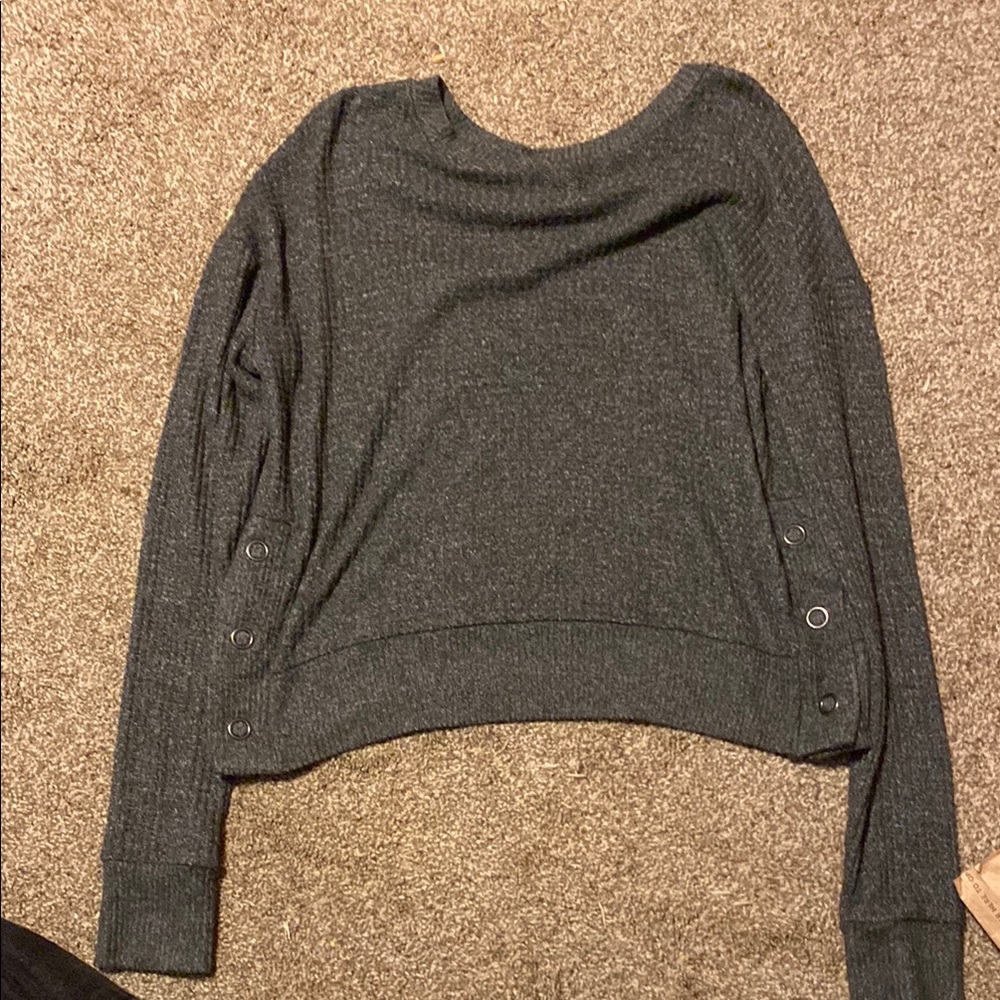 Cozy Charcoal Gray Sweater